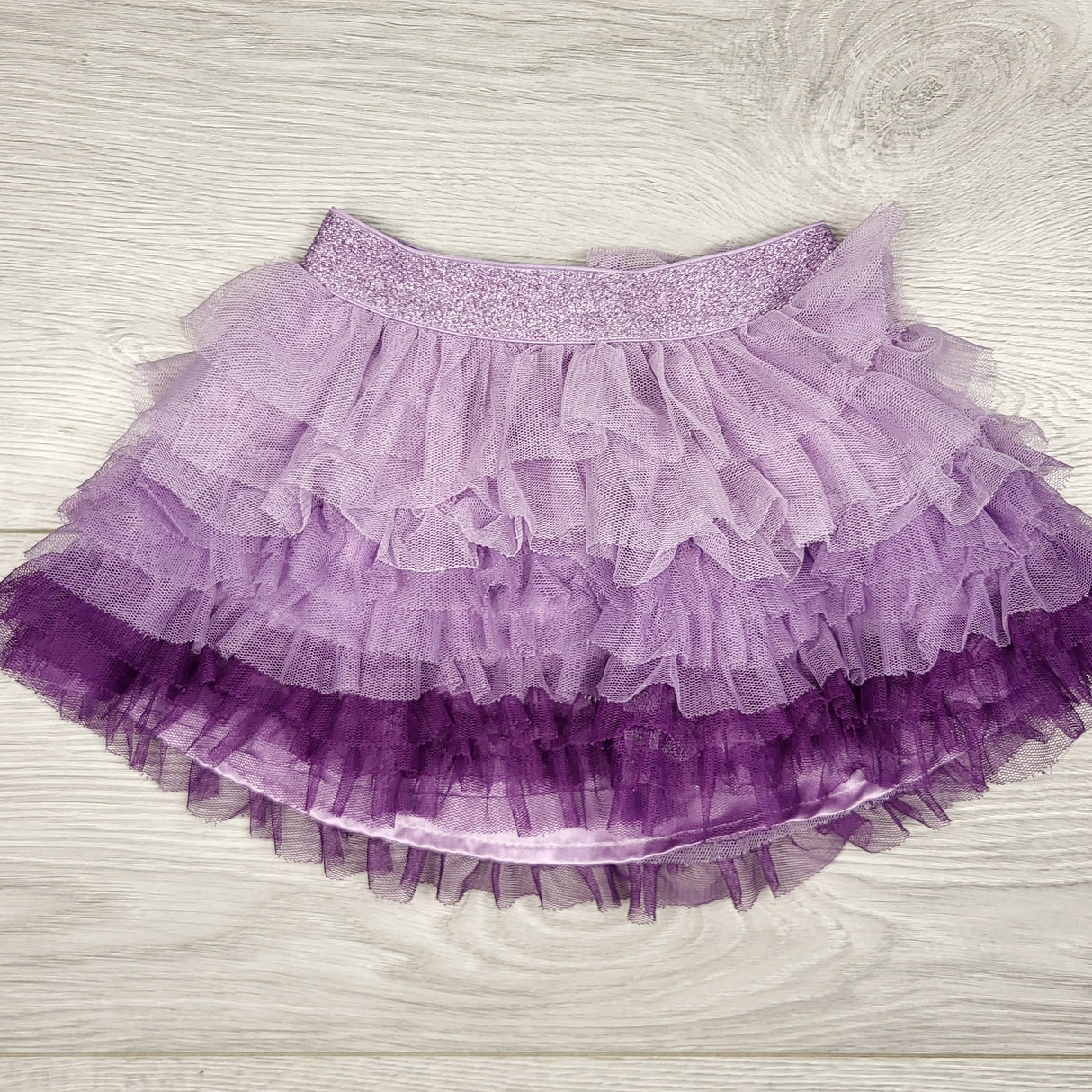AMST11 - Children's Place purple tulle skirt. Size 12-18 months