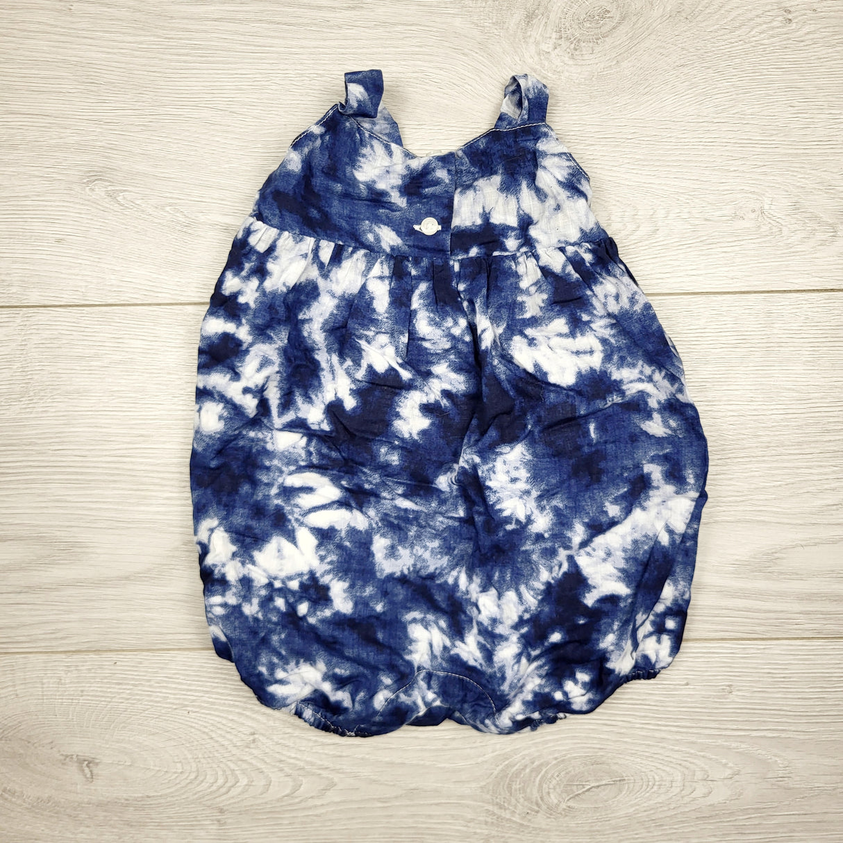 ECRS11 - Gap navy tie dyed tank romper. Size 3-6 months