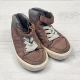 STLL2 - Children's Place brown hightop shoes. Size 6