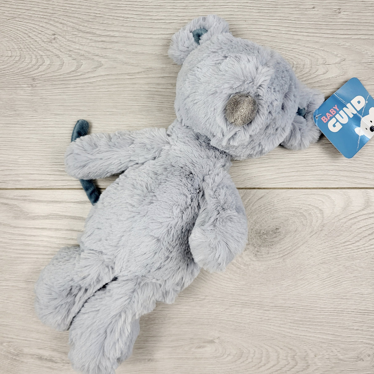 SDAN11 - NEW - Gund blue 12 inch mouse plush