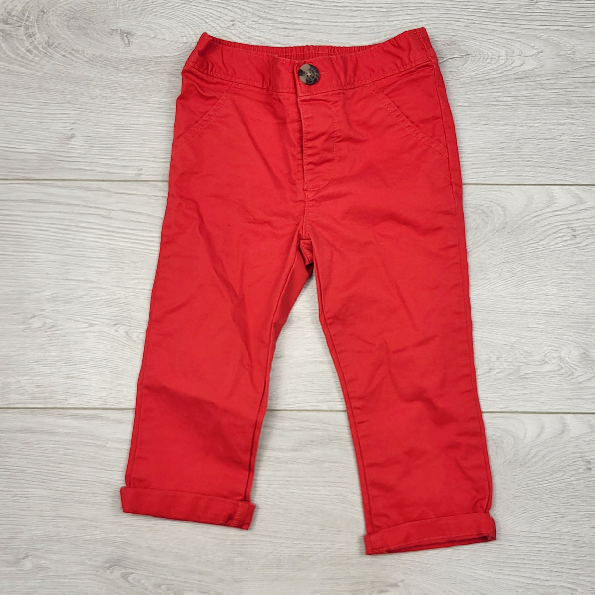 CHLL2 - Old Navy pull on chino style pants. Size 12-18 months