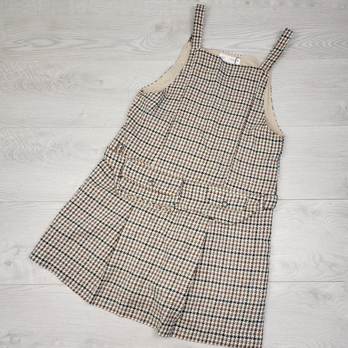 SHYS11 - NEW - Zara houndstooth pattern dress. Size 13/14