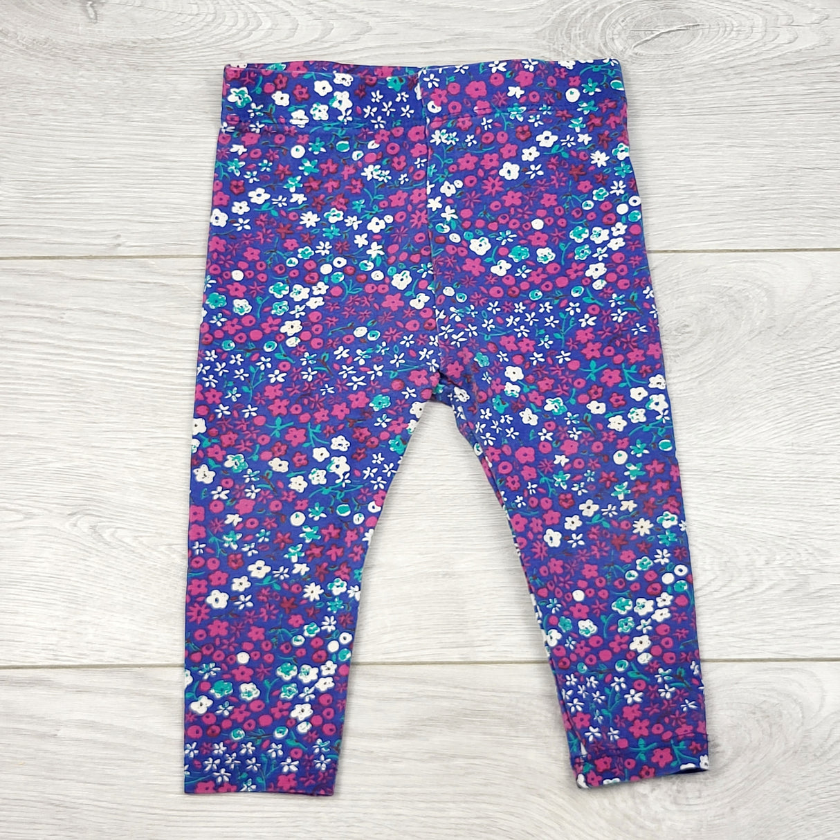 LUGE1 - Joe blue floral print leggings. Size 6-12 months 🍁