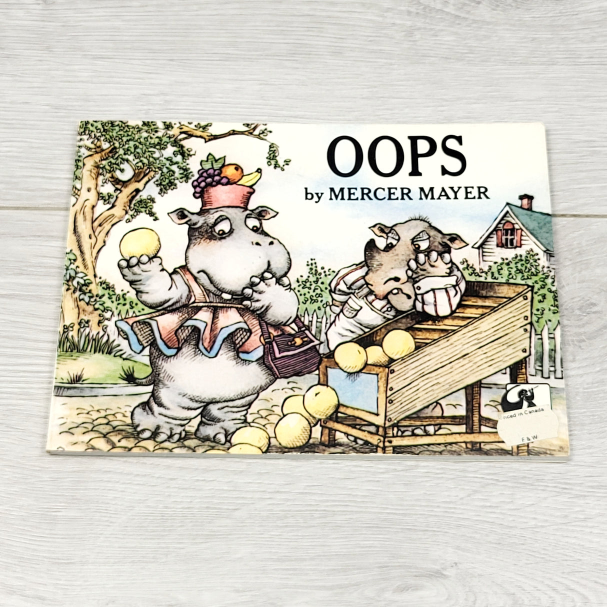 CSHR2 - Oops. Vintage 1977 soft cover Mercer Mayer book