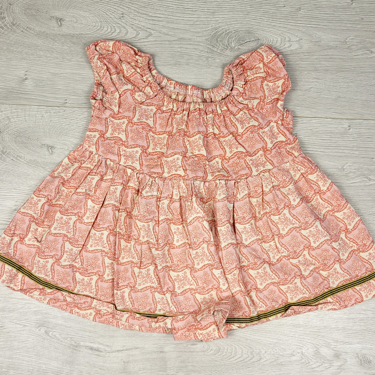 ESZ33 - Matilda Jane pink patterned dress. Size 2T