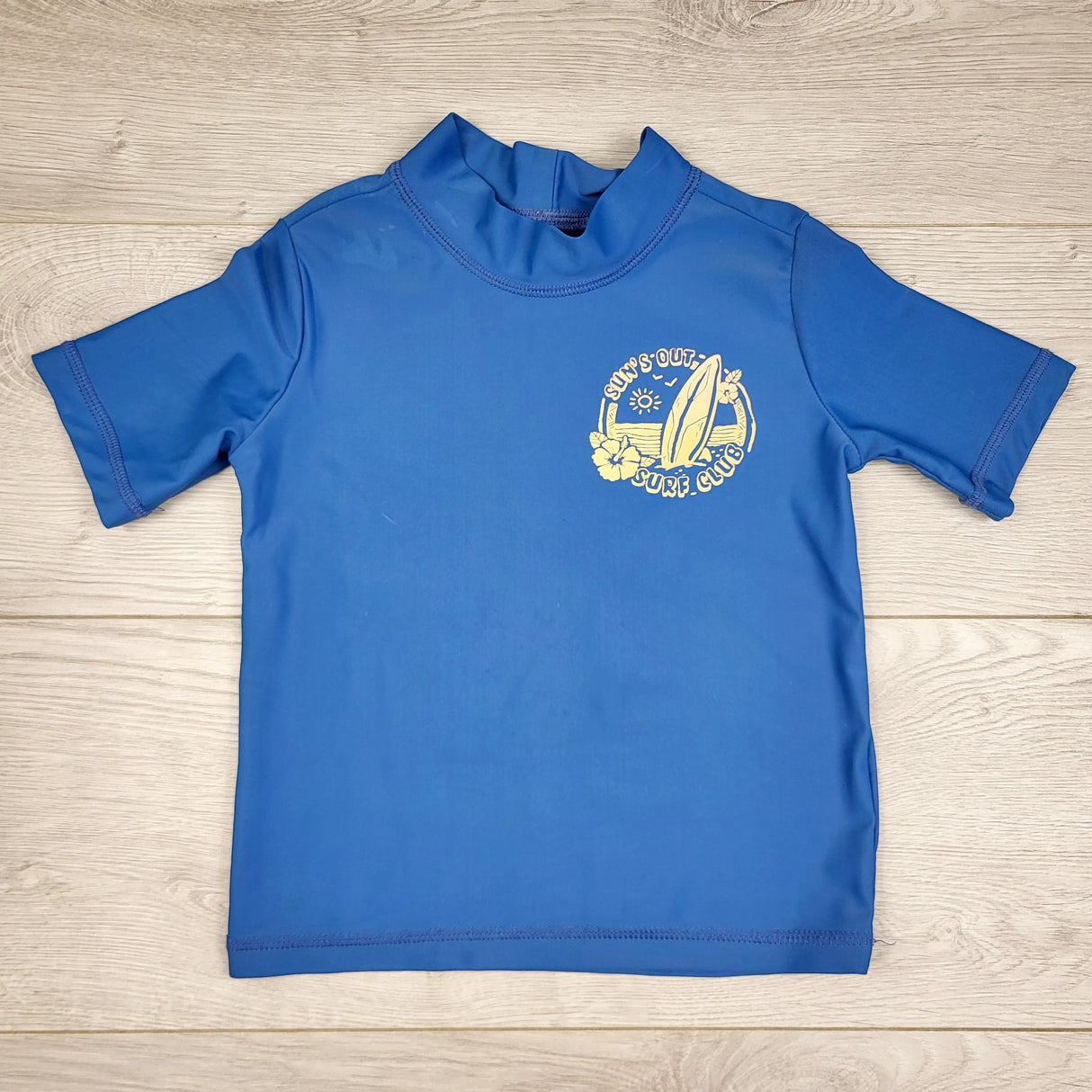 KMIL1 - Oshkosh blue rash guard. Size 3T