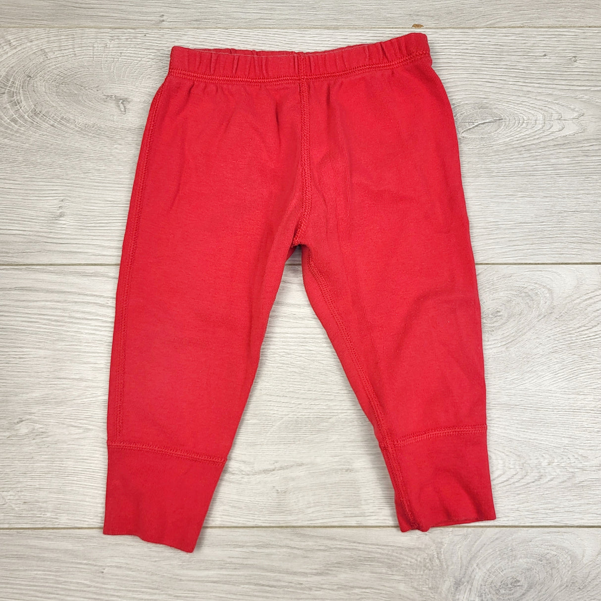 BBIN1 - Hanna Andersson red "Moon and Back" cotton pants. Size 6-12 months