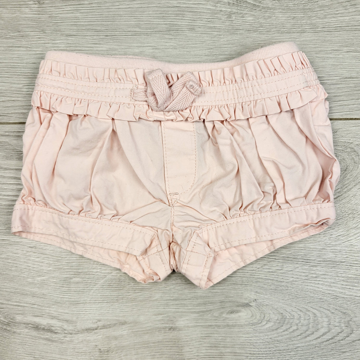 BBIN1 - Gap light pink twill shorts. Size 0-3 months