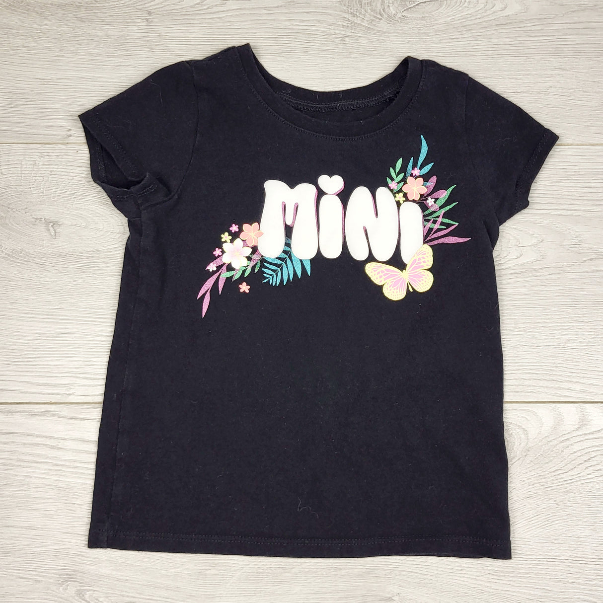 HBRK1 - Children's Place black "Mini" t-shirt. Size 3T