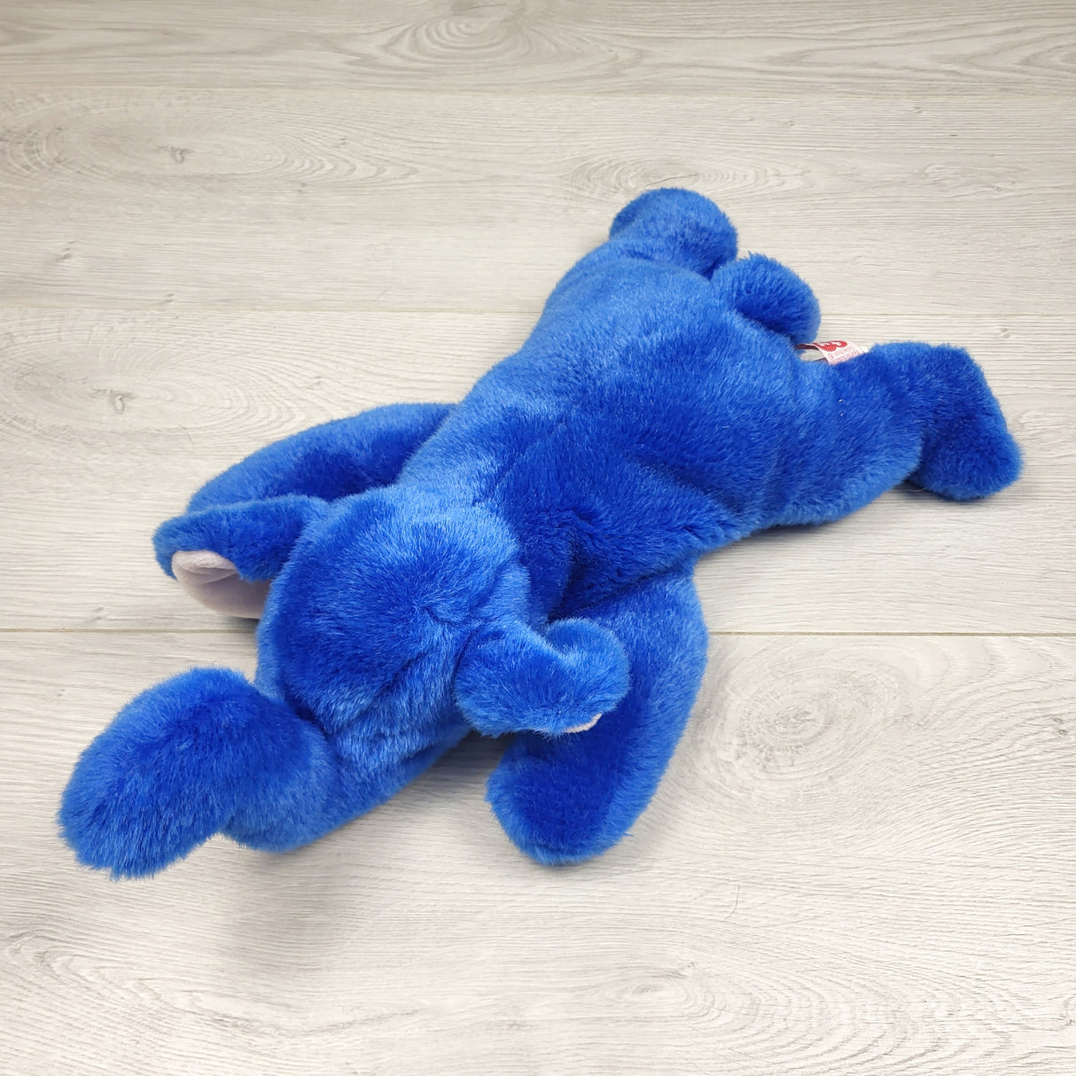 HBRK11 - Vintage Ty "Peanut" elephant beanie buddy in royal blue colour.