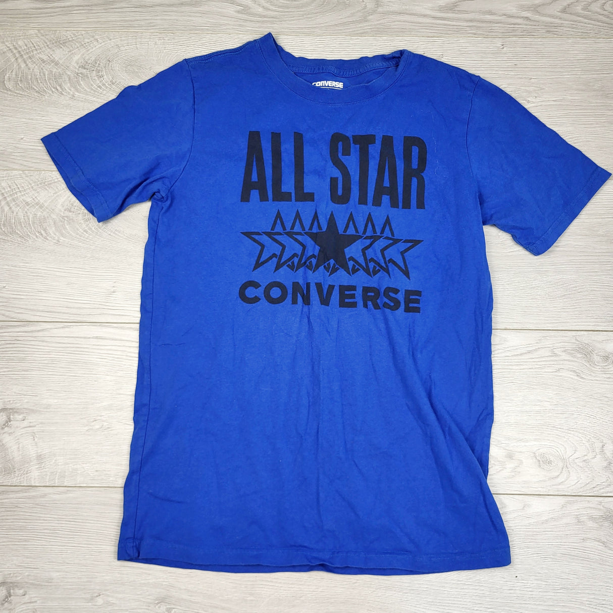 SPLT4 - Converse blue cotton t-shirt. Youth XL