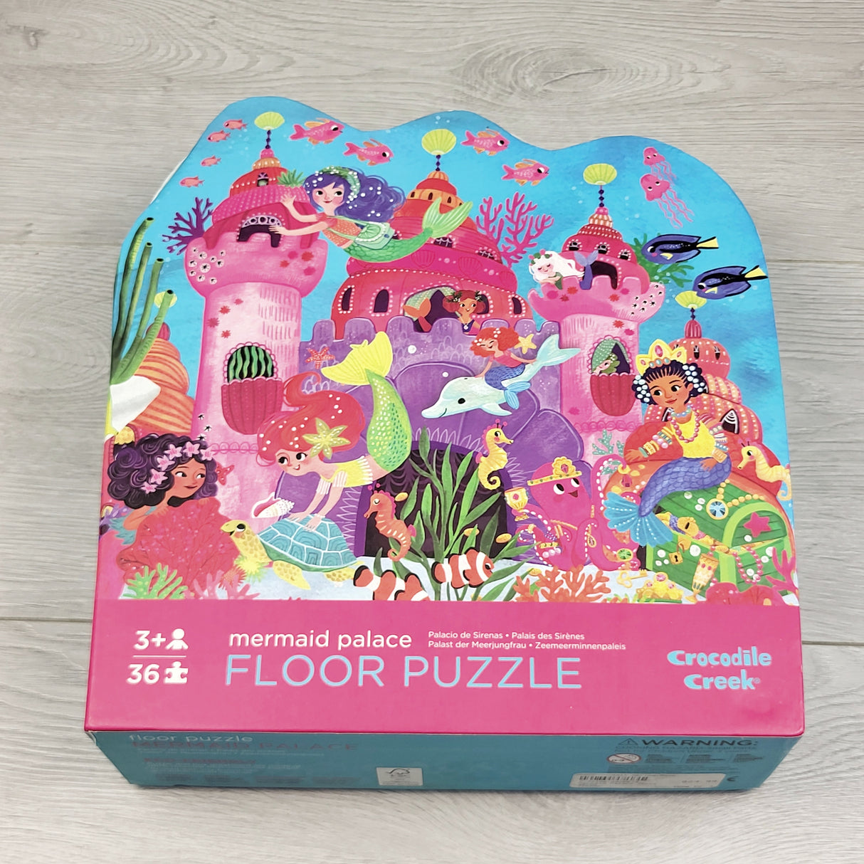 LHEP2 - Crocodile Creek 36pc Mermaid Cove floor puzzle. LOCAL pick up or delivery only