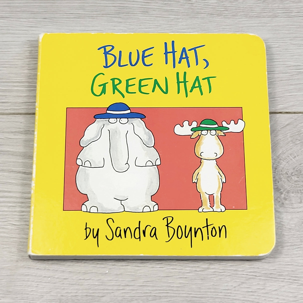 LHEP2  -Blue Hat Green Hat. Board book