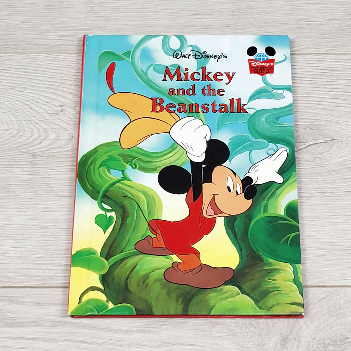 LHEP2 - Vintage 1999 hardcover Mickey and the Beanstalk book