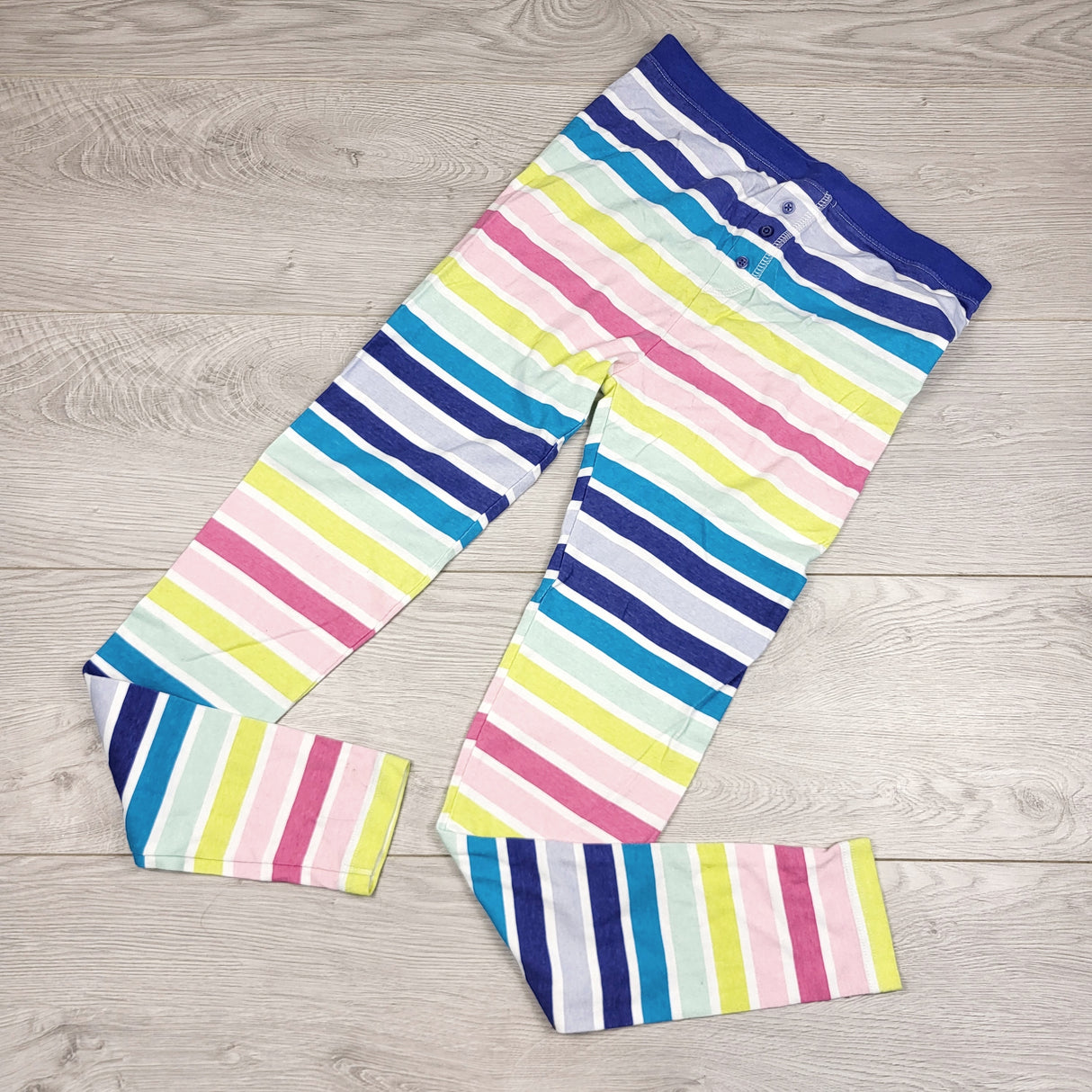 MHL2 - Oshkosh multi-striped cotton leggings. Size 12
