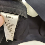 KLJ1 - Knix black Bliss leakproof nursing bra. Size 4 (34D)