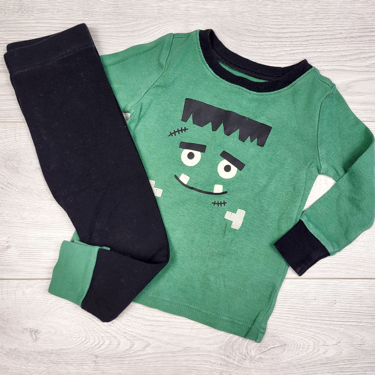 MCX2 - Old Navy 2pc cotton Frankenstein PJs. Size 18-24 months
