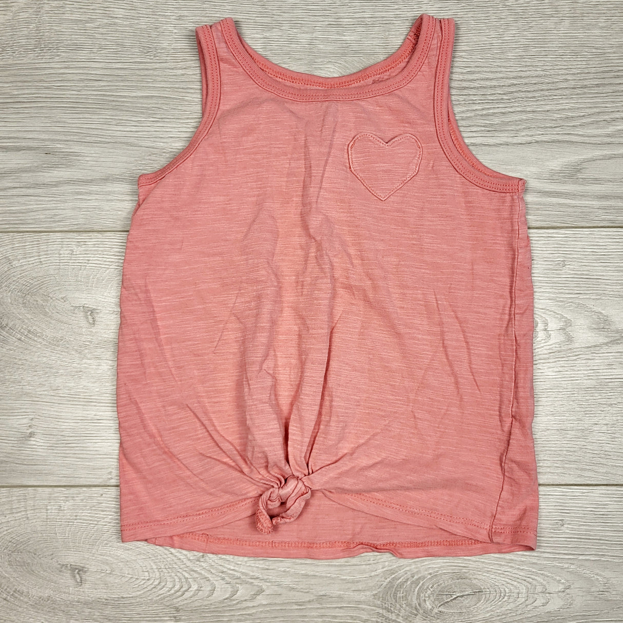 MHAN1 - Carters pink knotted tank top. Size 5T