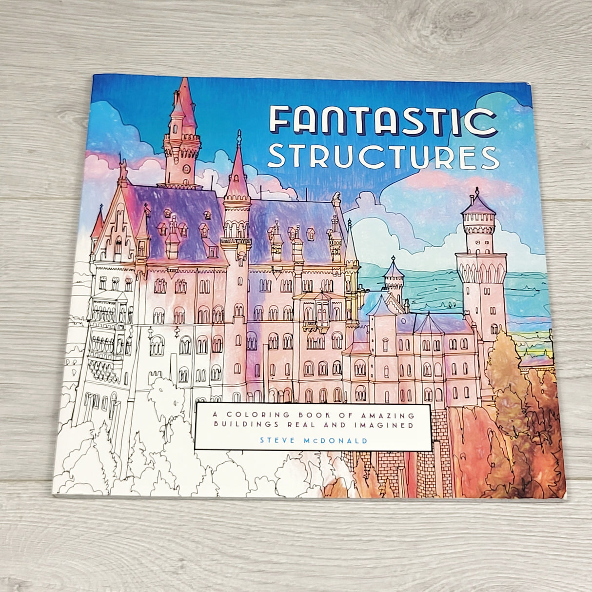 MHAN11 - NEW - Fantastic Structures Colouring Book
