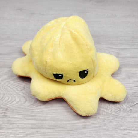 AMST2 - NEW - Reversible Happy / Sad plush