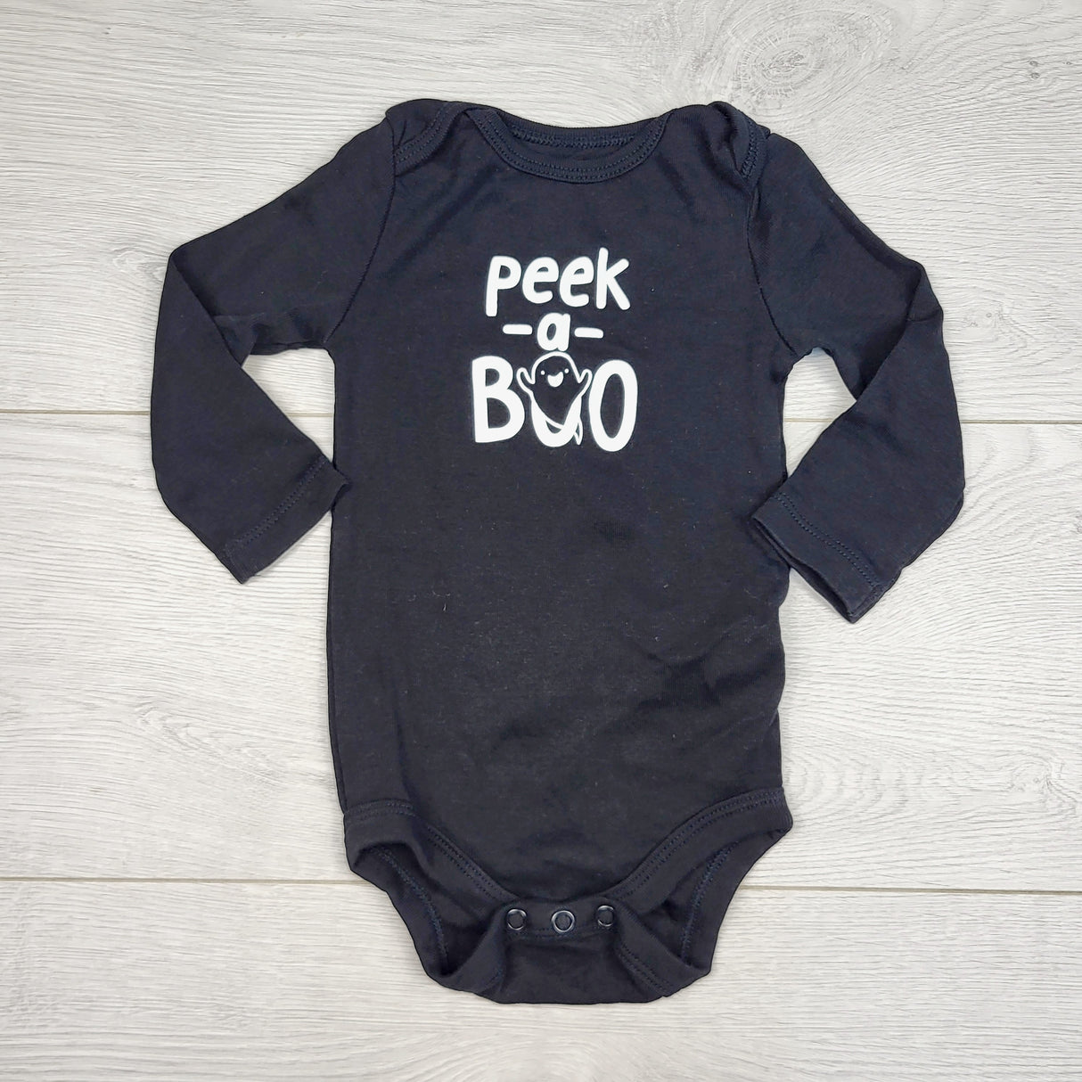 JRSH1 - Joe black "Peek-A-Boo" bodysuit. Size 3-6 months 🍁