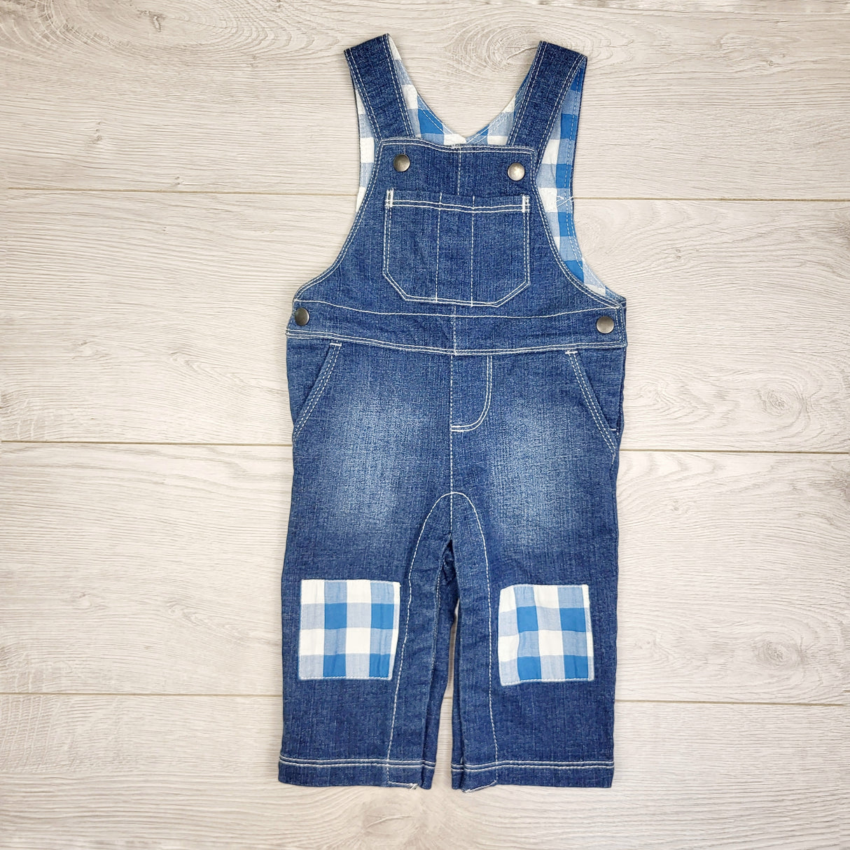 ROWB1 - Hatley denim overalls. Size 3-6 months 🍁