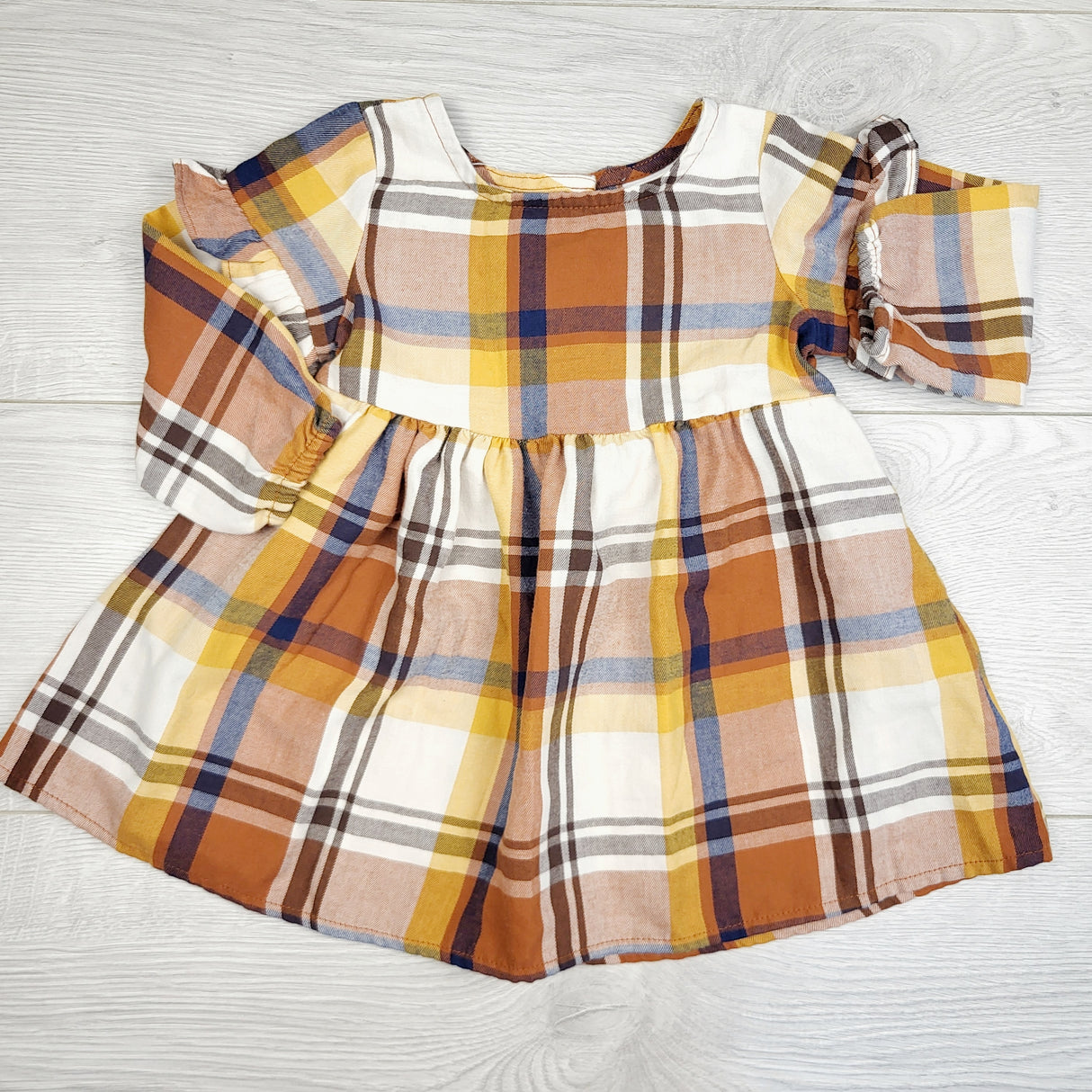 STML1 - Children's Place plaid dress. Size 9-12 months