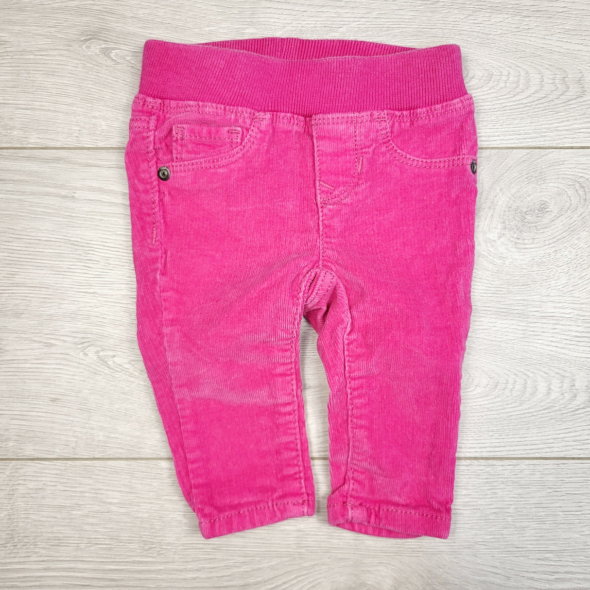 STML1 - Gap pink skinny corduroy pants. Size 0-3 months