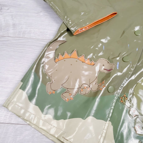 COHI1 - Kidorable dinosaur rain jacket. Size 2T
