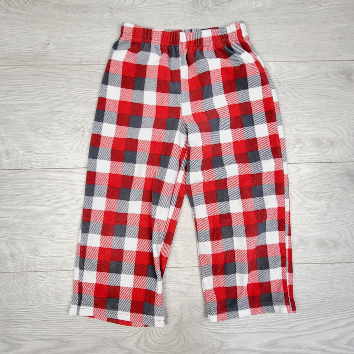ULRT1 - Carters plaid fleece PJ pants. Size 4T