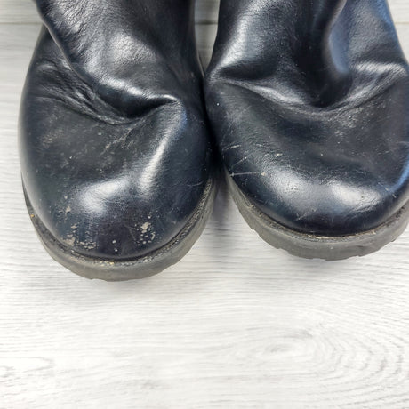 ESZ2 - Black side zipper boots. Size 11