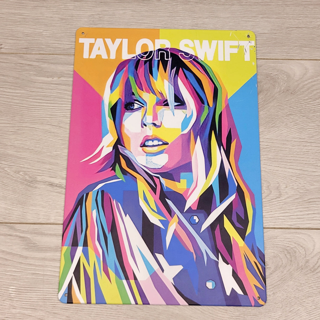 ZPXT2 - Taylor Swift tin wall hanging