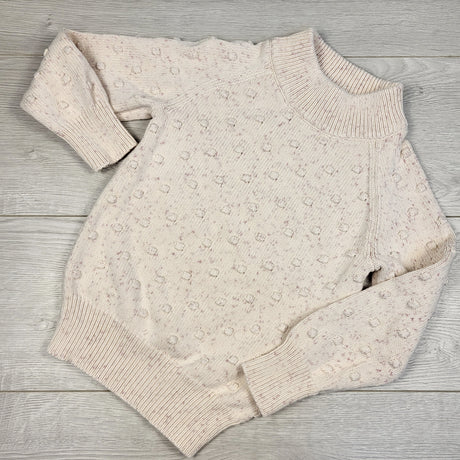 GEND1 - Jamie Kay Confetti Puff cotton sweater. Size 4T