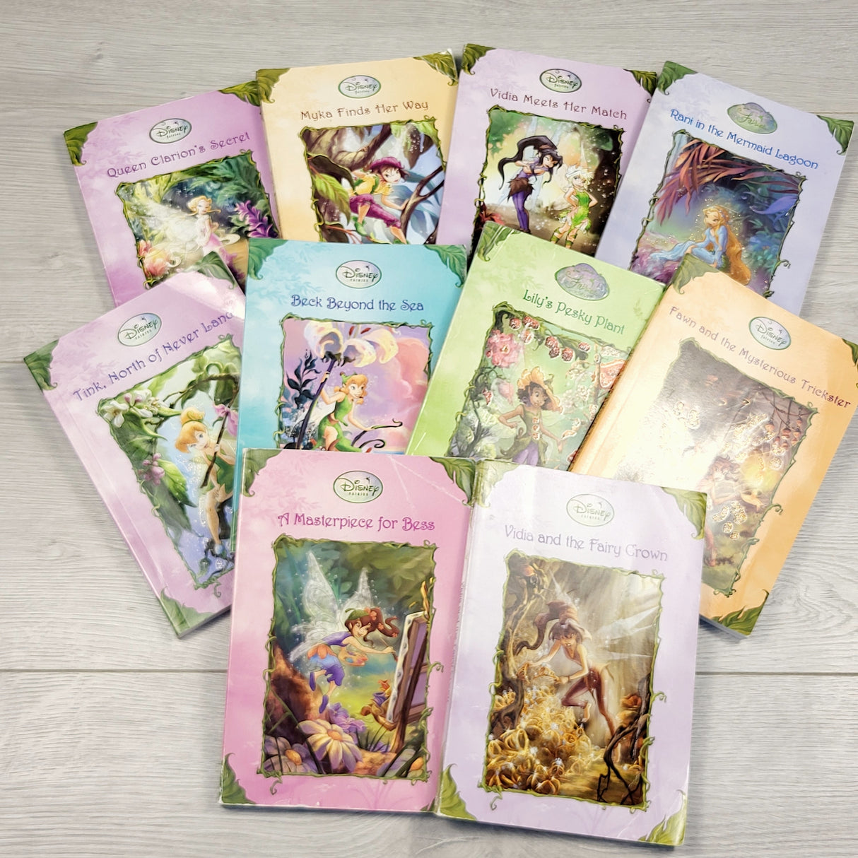 TBRG1 - Lot of Disney Fairies chapter books (10 total)