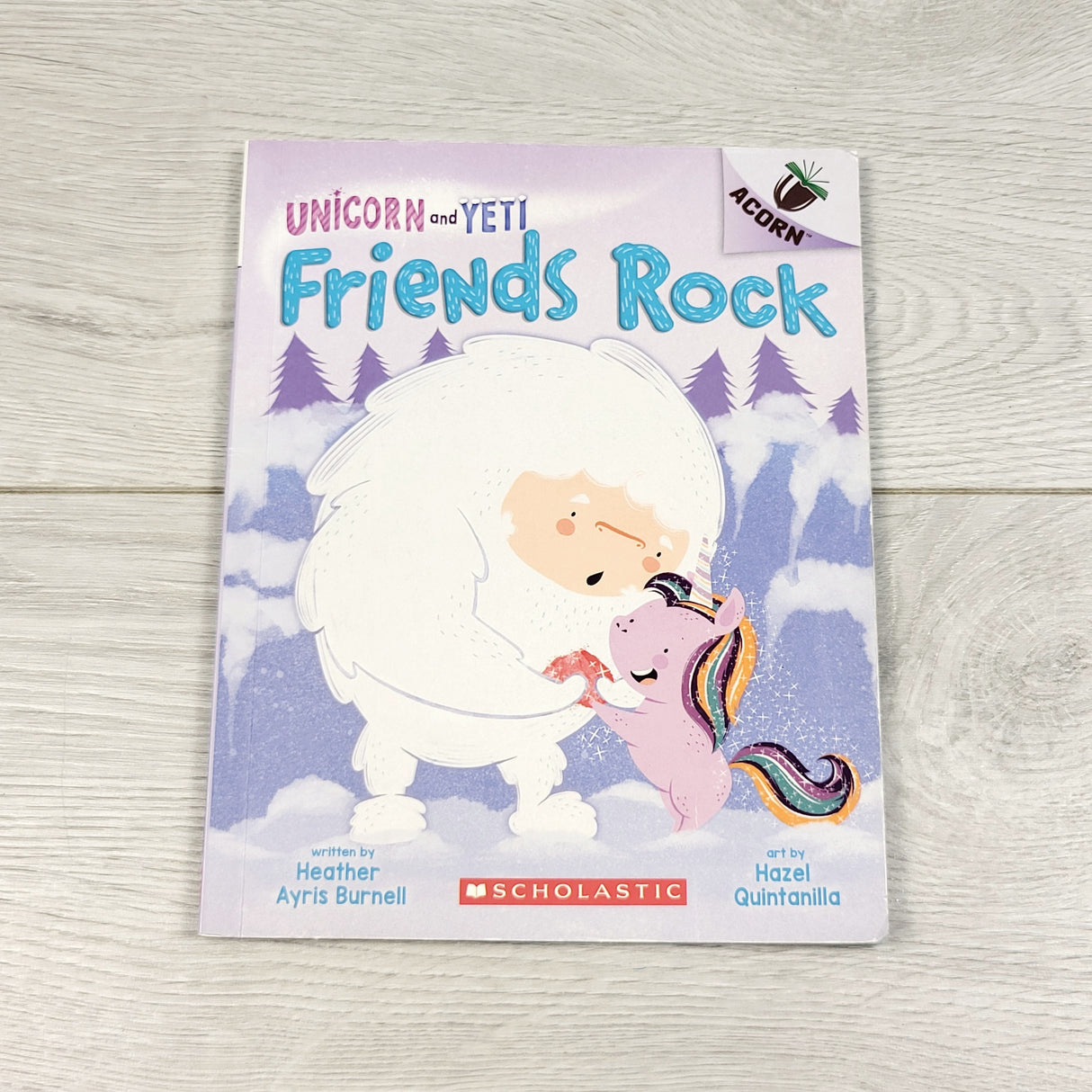 TBRG1 - Unicorn and Yeti: Friends Rock. Soft cover beginner chapter book