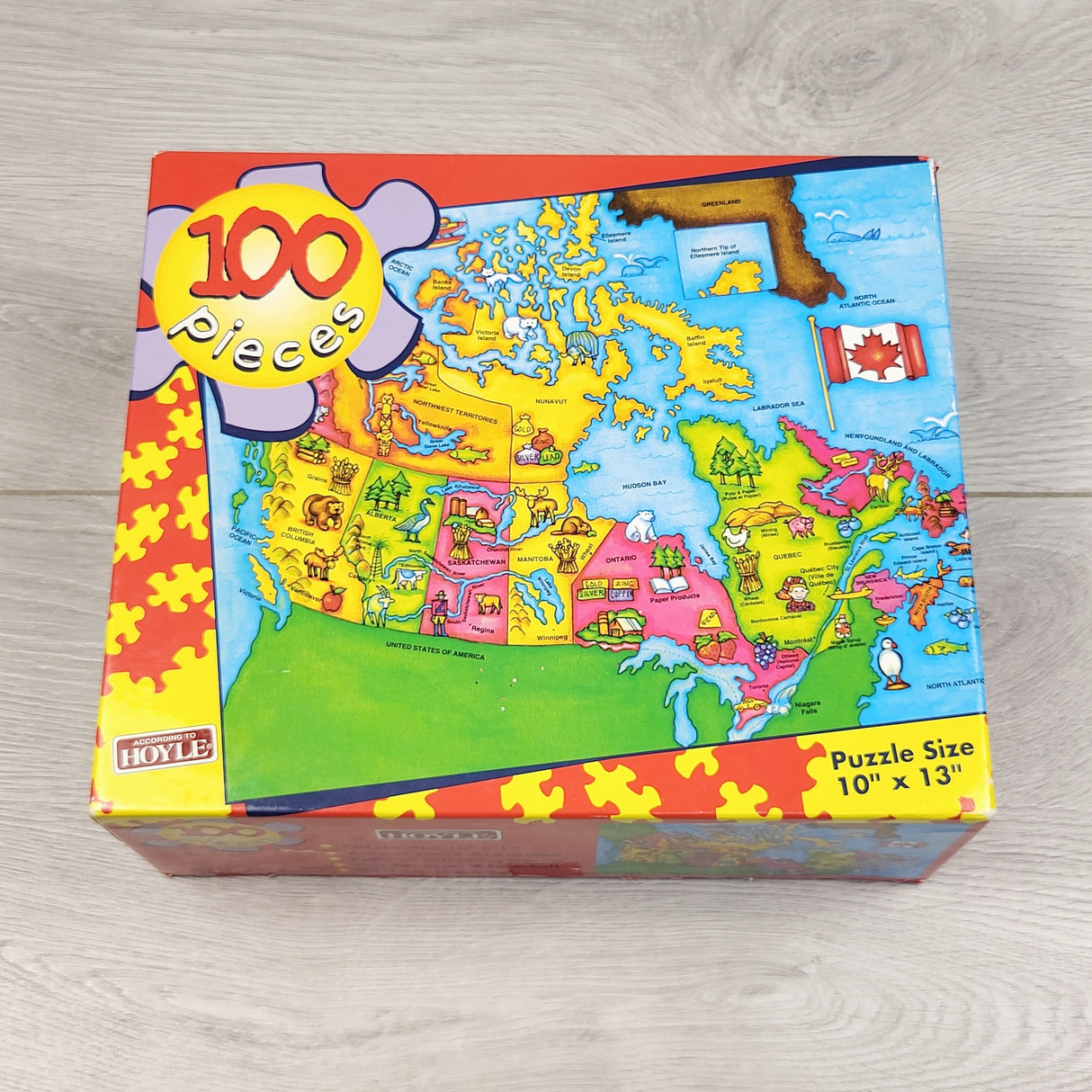 TBRG1 - Hoyle 100pc Canada puzzle