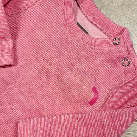 BBIN1 - The North Face pink 2pc Merino wool blend base layer set. Size 3-6 months