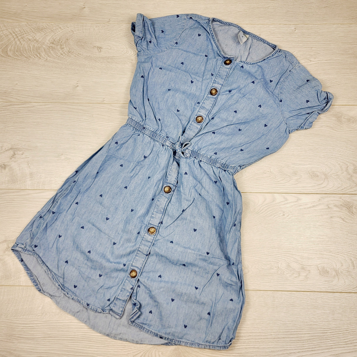 TBRG2 - Oshkosh denim look dress with hearts. Size 8