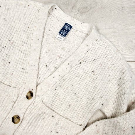 TBRG2 - Old Navy speckled cardigan sweater. Size 6/7