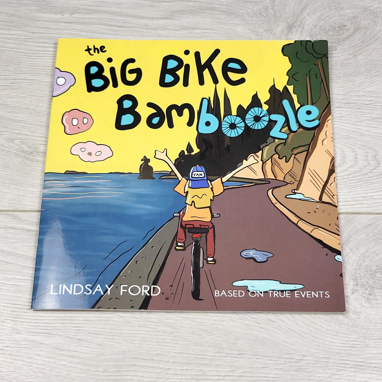 ALNG2 - The Big Bike Bamboozle. Soft cover book by local Nanaimo author