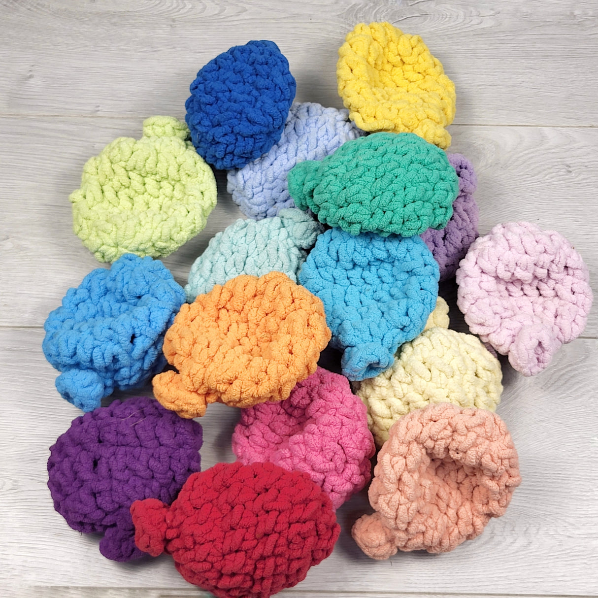 Handmade reusable water "balloons" - act more like sponges