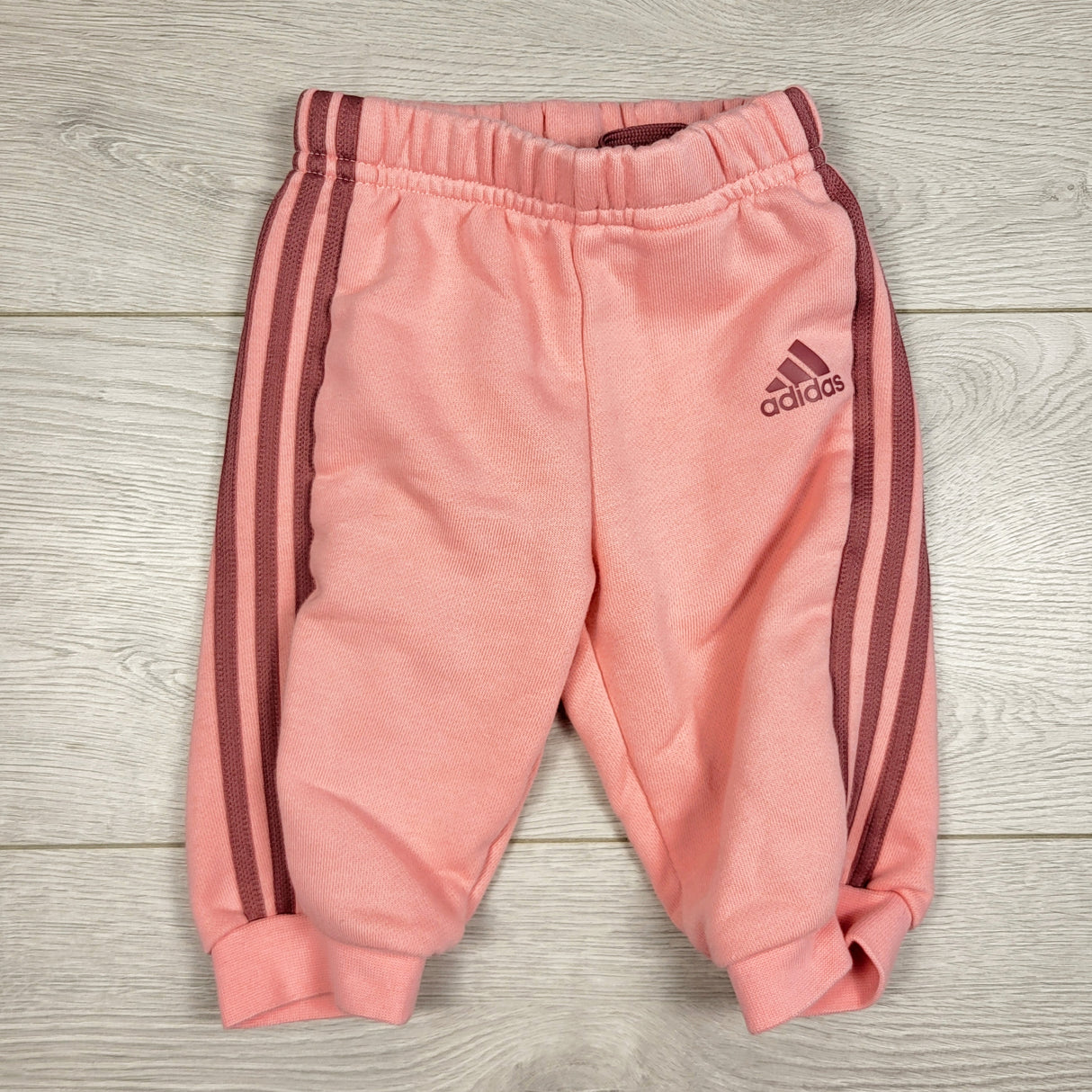 STHA1 - Adidas pink sweatpants. Size 6 months
