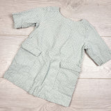 STHA1 - Gap blue polka dot corduroy dress. Size 12-18 months