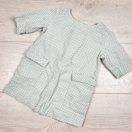 STHA1 - Gap blue polka dot corduroy dress. Size 12-18 months