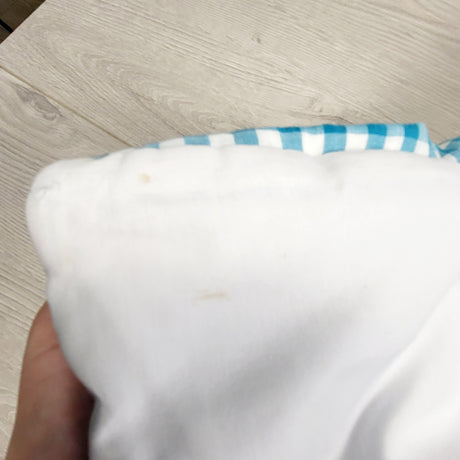 LKAN1 - Checked crib blanket