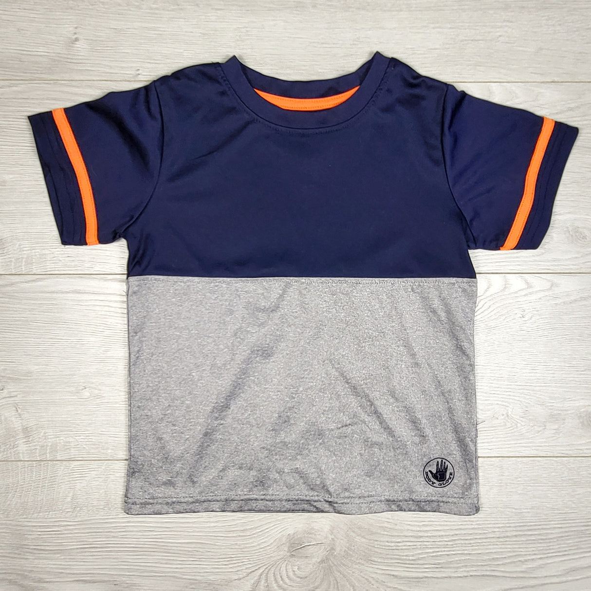 TSTB11 - Body Glove navy and grey active t-shirt. Size 5T