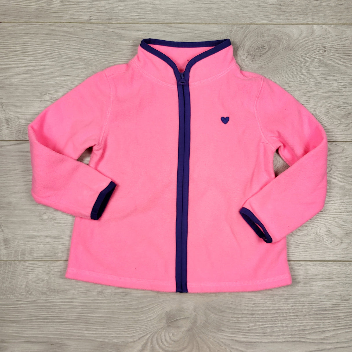 TSTB2 - Oshkosh hot pink fleece coat. Size 2T