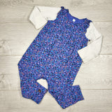 SAHU1 - Tea Collection romper with flowers. Size 18-24 months