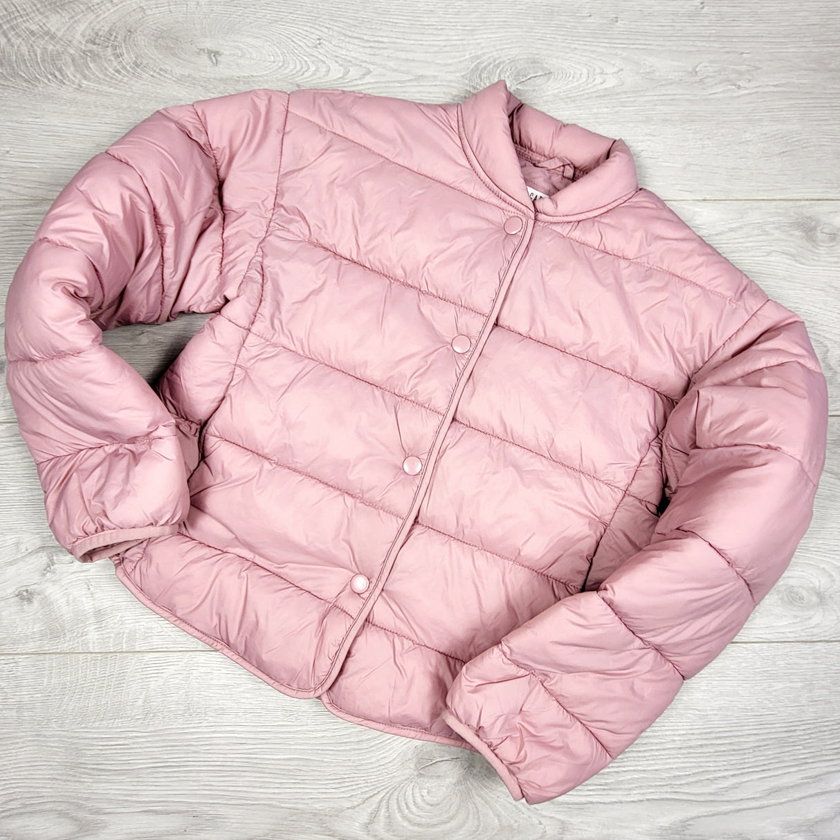 MBW1 - Gap pink water resistant puffer jacket. Size medium (8)