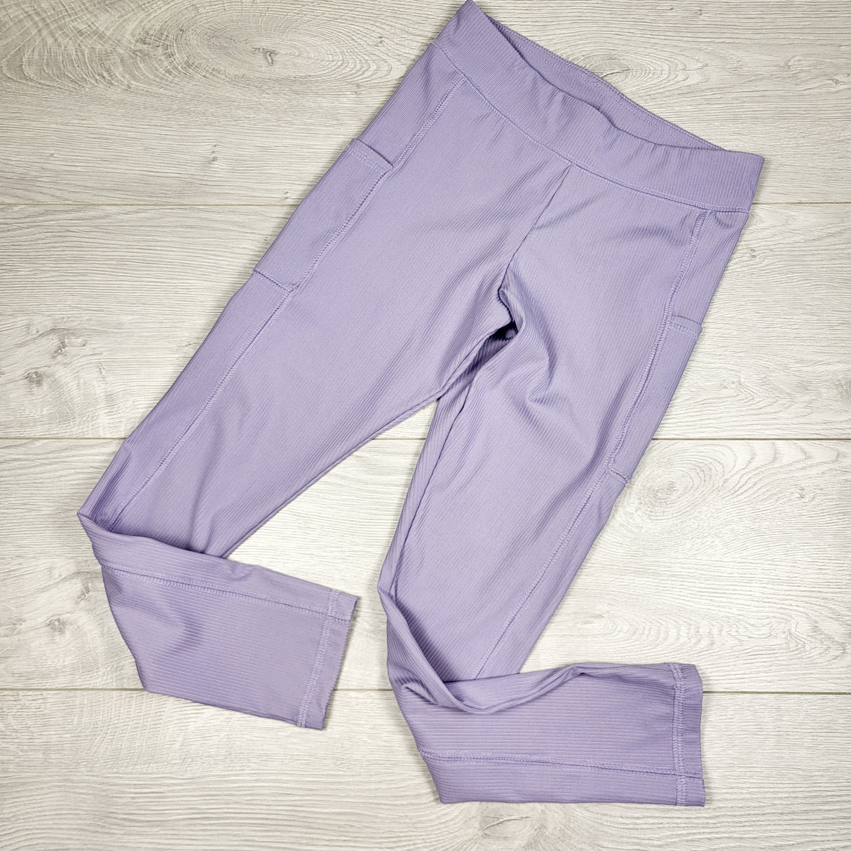 MBW1 - Carters purple ribbed active leggings. Size 10